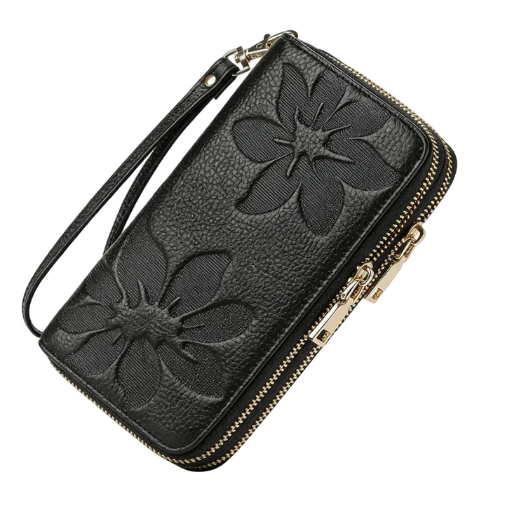 Sendefn Women's Double Zip RFID Card Phone Wallet - SENDEFN STORE