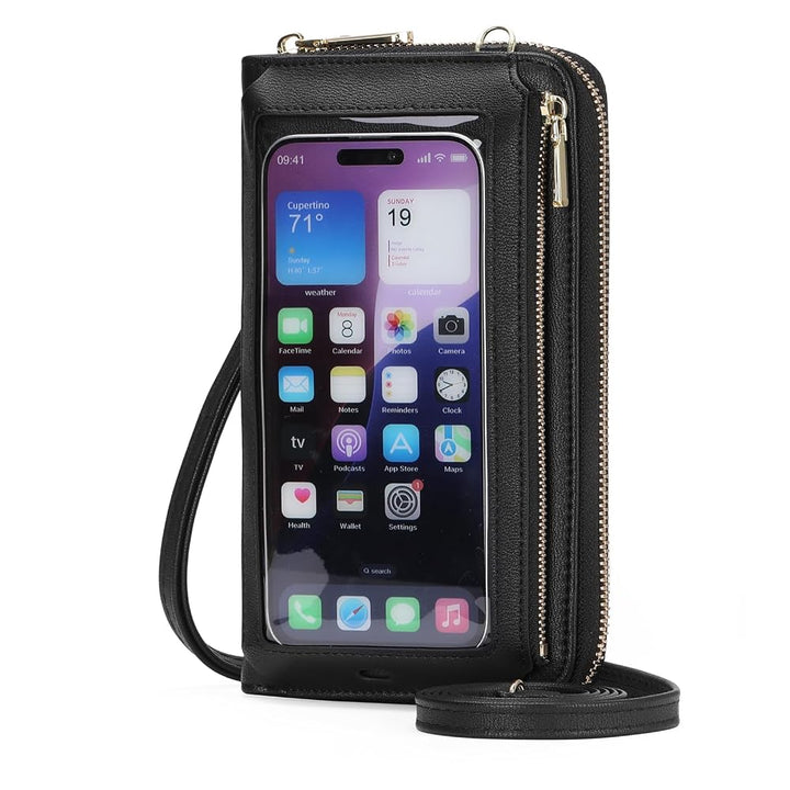 SENDEFN Phone Purse Crossbody Bags for Women Small Travel Wallet Touch Screen RFID Blocking