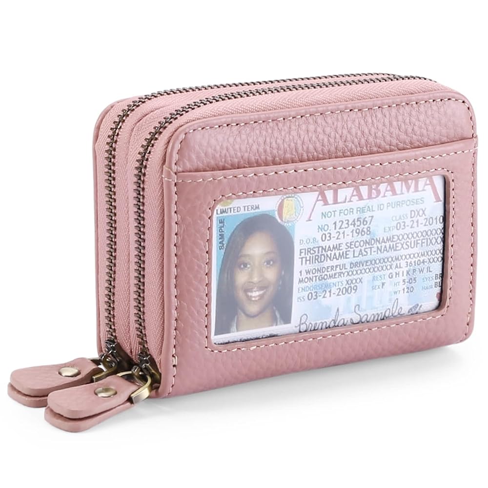 Small Genuine Leather RFID Wallet for Women – Accordion Style | Sendefn
