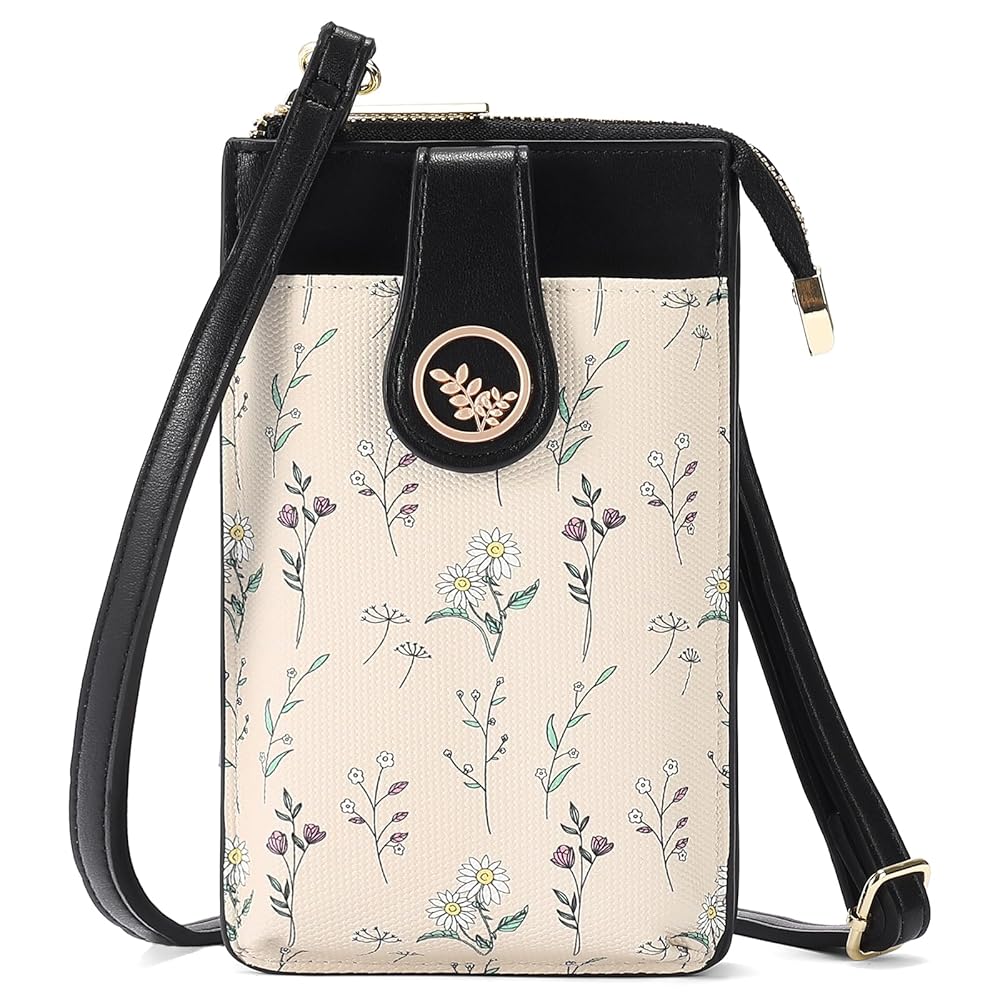 Sendefn Small Crossbody Cell Phone Bag for Women | Leather Purse with Card Slots