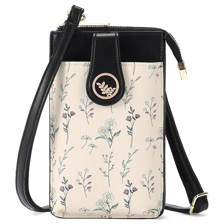 Sendefn Small Crossbody Cell Phone Bag for Women | Leather Purse with Card Slots