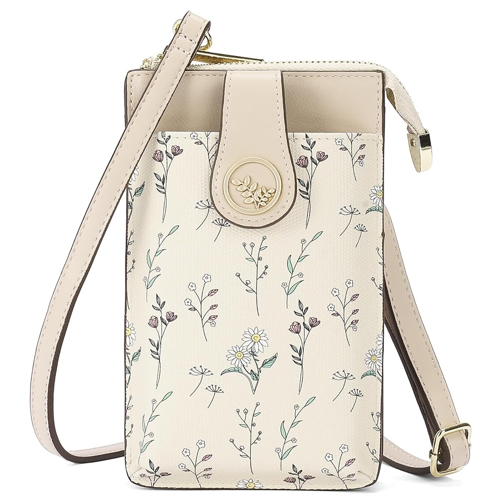Sendefn Small Crossbody Cell Phone Bag for Women | Leather Purse with Card Slots