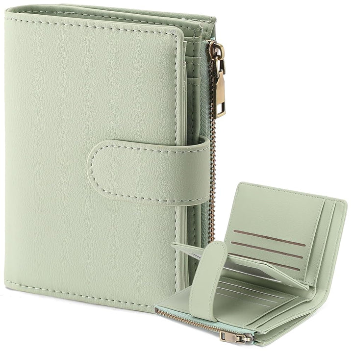 Small RFID Bifold Wallet for Women – Butterfly Print with ID Window | Sendefn