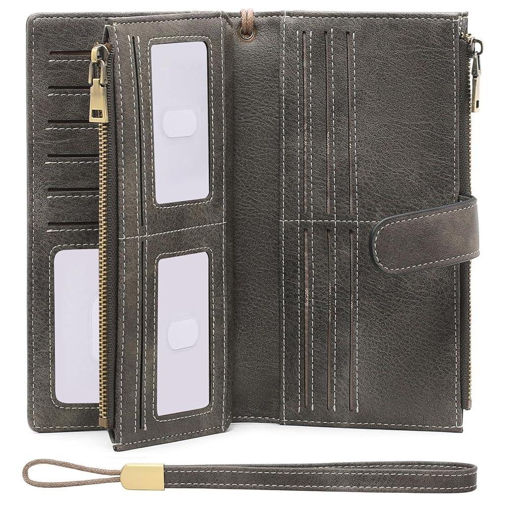 Sendefn Women's Large Capacity RFID Clutch Wallet - SENDEFN STORE