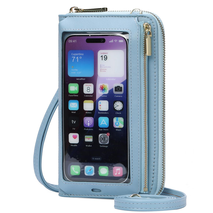 SENDEFN Phone Purse Crossbody Bags for Women Small Travel Wallet Touch Screen RFID Blocking