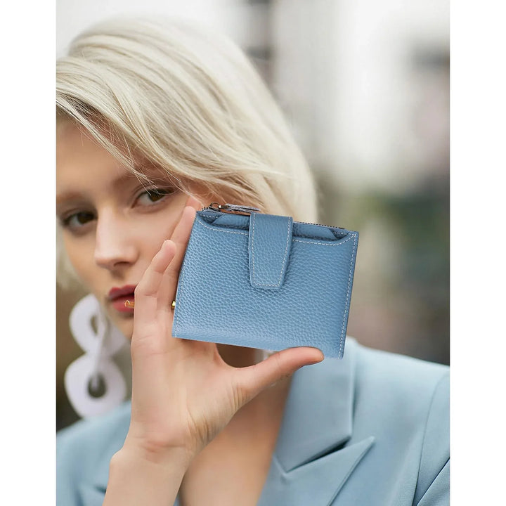 Sendefn Small Women's RFID Bifold Wallet with ID Window - SENDEFN STORE