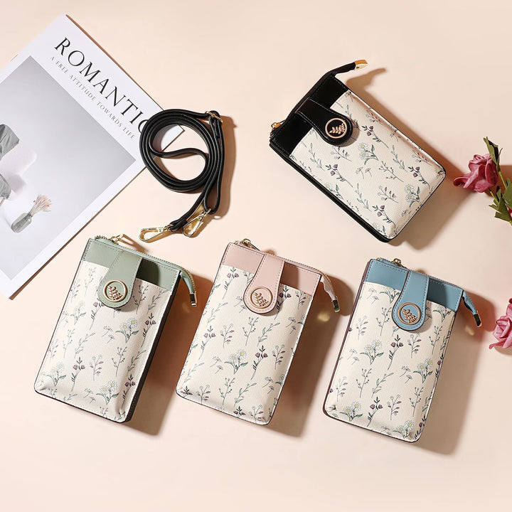 Sendefn Small Crossbody Cell Phone Bag for Women | Leather Purse with Card Slots